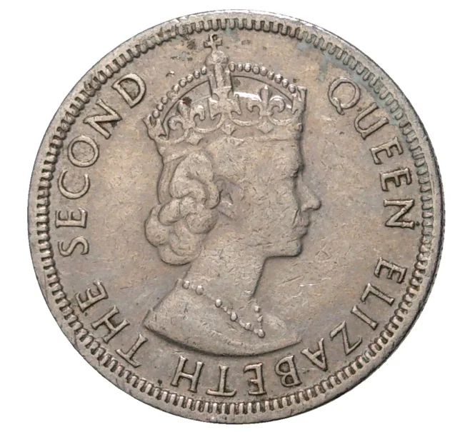 Монета 1/4 рупии 1971 года Британский Маврикий (Артикул M2-36417)
