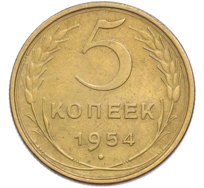 Монета 5 копеек 1954 года (Артикул: K7-2363) — Фото №1