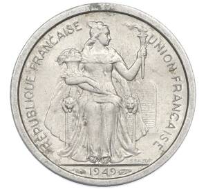 1 франк 1949 года Новая Каледония — Фото №2