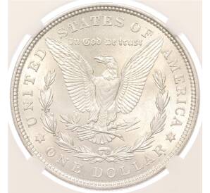 1 доллар 1921 года США — в слабе NGS (MS66) — Фото №2