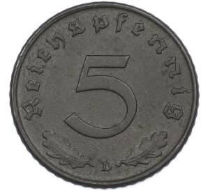 5 рейхспфеннигов 1947 года D Германия — Фото №2