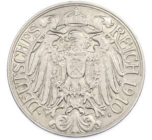 25 пфеннигов 1910 года D Германия