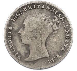 4 пенса 1843 года Великобритания — Фото №2