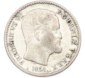 4 скиллинга 1854 года Дания — Фото №2