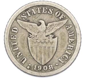 20 сентаво 1908 года Филиппины (Администрация США) — Фото №1