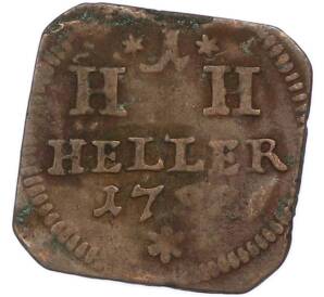 1 геллер 1788 года Саксен-Гильдбургхаузен — Фото №1