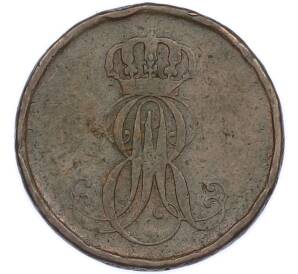 2 пфеннига 1851 года B Ганновер — Фото №2