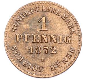 1 пфенниг 1872 года Мекленбург-Стерлиц — Фото №1
