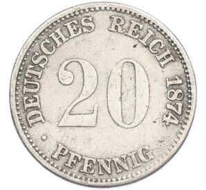 20 пфеннигов 1874 года A Германия — Фото №1