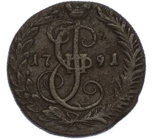 Денга 1791 года КМ — Фото №1