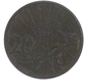 20 геллеров 1942 года Богемия и Моравия — Фото №1