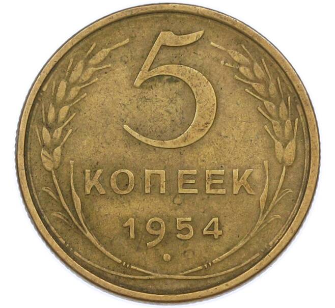 Монета 5 копеек 1954 года (Артикул: K7-2499) — Фото №1