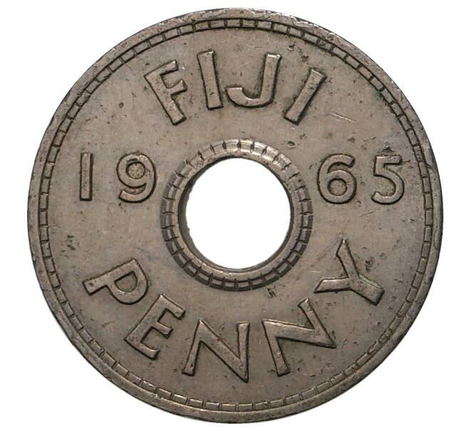 Монета 1 пенни 1965 года Фиджи (Артикул M2-36500)