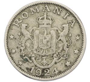 2 лея 1924 года Румыния — Фото №1