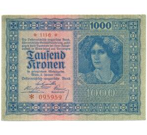 1000 крон 1922 года Австрия — Фото №1