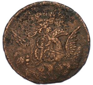 1 копейка 1755 года «Орел в облаках» — Фото №2