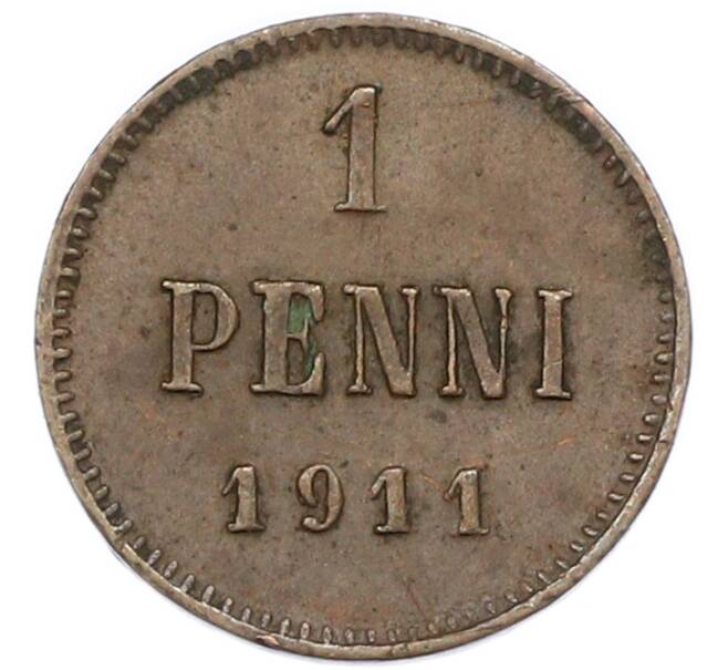 Монета 1 пенни 1911 года Русская Финляндия (Артикул: K7-2625) — Фото №1