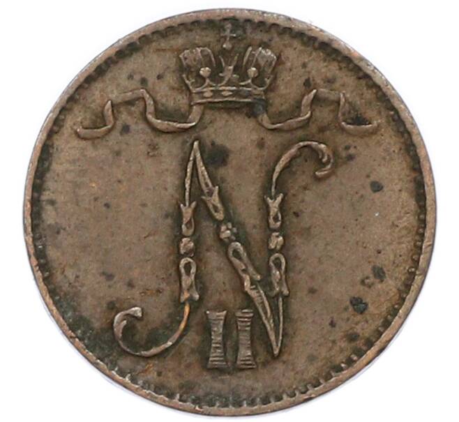 Монета 1 пенни 1911 года Русская Финляндия (Артикул: K7-2625) — Фото №2