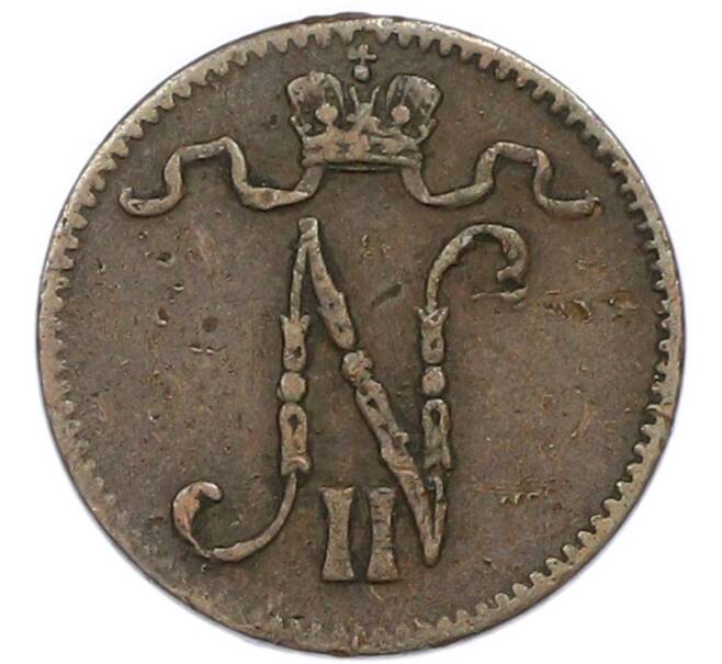 Монета 1 пенни 1912 года Русская Финляндия (Артикул: K7-2626) — Фото №2