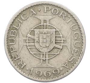 2.50 эскудо 1969 года Португальская Ангола — Фото №2