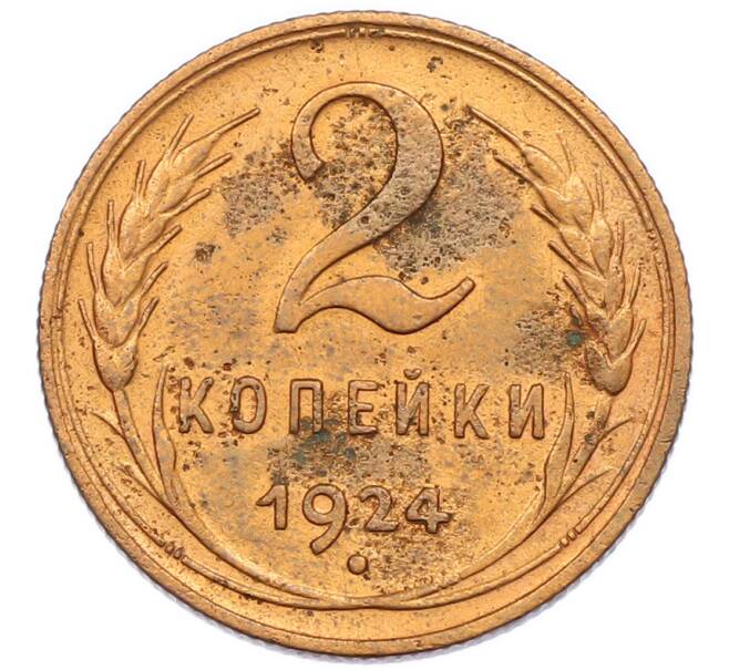 Монета 2 копейки 1924 года (Артикул: K7-2717) — Фото №1