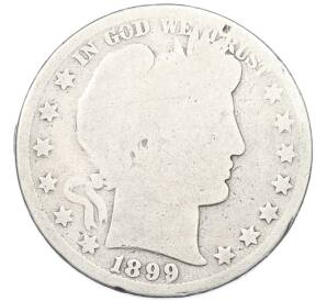 1/2 доллара (50 центов) 1899 года США — Фото №1