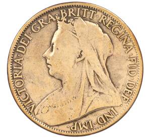 1 пенни 1899 года Великобритания — Фото №2