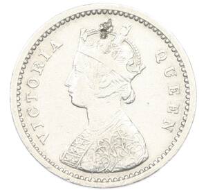 2 анны 1862 года Британская Индия — Фото №2