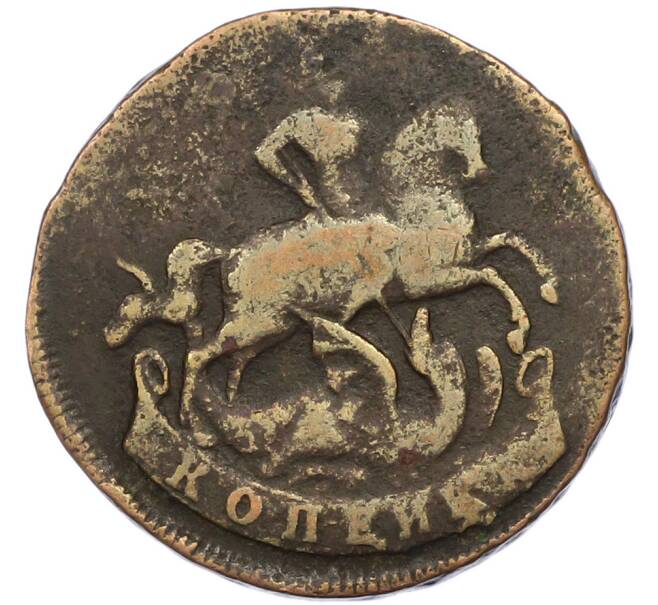 Монета 1 копейка 1761 года (Артикул: K12-89455) — Фото №2