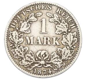 1 марка 1874 года B Германия — Фото №1