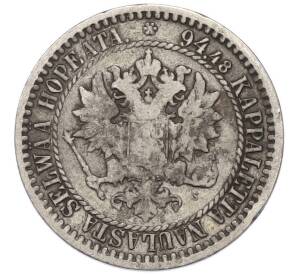 1 марка 1866 года Русская Финляндия — Фото №2