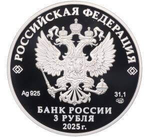 3 рубля 2025 года СПМД «Российская (Советская) мультипликация — Фиксики» — Фото №2