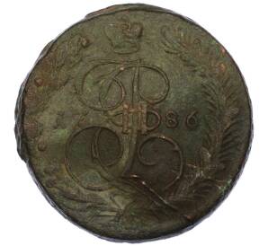 5 копеек 1786 года ЕМ — Фото №1
