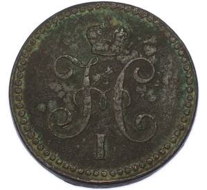 1 копейка серебром 1844 года ЕМ — Фото №2