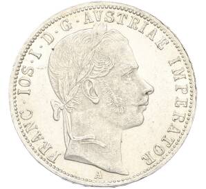1 флорин 1861 года A Австрия — Фото №2