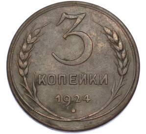 3 копейки 1924 года