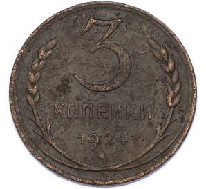 3 копейки 1924 года