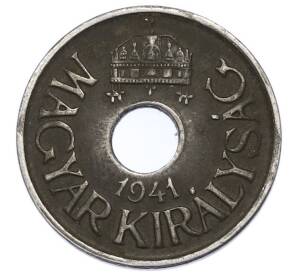 20 филлеров 1941 года Венгрия — Фото №1