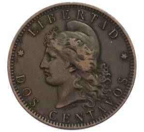 2 сентаво 1891 года Аргентина — Фото №1