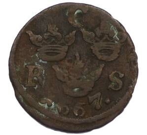 1/6 эре 1667 года Швеция