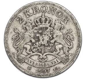 2 кроны 1907 года Швеция