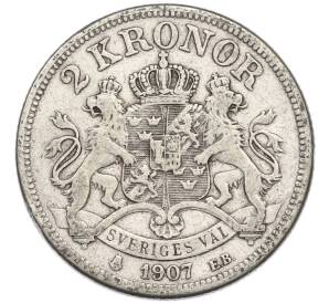 2 кроны 1907 года Швеция