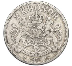 2 кроны 1907 года Швеция