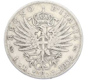 1 лира 1902 года Италия — Фото №1