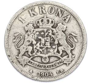 1 крона 1904 года Швеция
