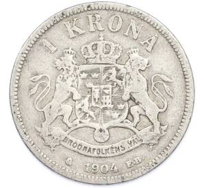 1 крона 1904 года Швеция