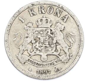 1 крона 1897 года Швеция