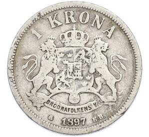 1 крона 1897 года Швеция