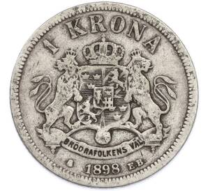 1 крона 1898 года Швеция