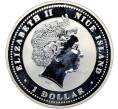 Монета 1 доллар 2008 года Ниуэ «Китайский гороскоп — Год Крысы (у реки)» (Артикул: T11-47619) — Фото №2